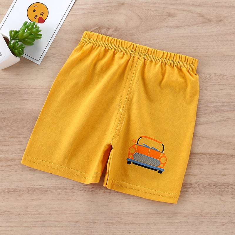 Children's Shorts Summer Children's Wear Korean Style Cotton Shorts for Boys and Girls Children's Open Crotch Casual Single-Piece Shorts - Image 1