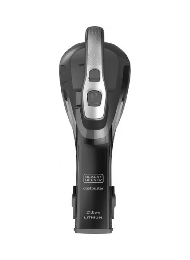 BLACK+DECKER Cordless Dustbuster Handheld Vacuum Cleaner, 10.8V, 2.0Ah Li-Ion Battery, 500ml, 25 Air Watts, 21.6 Wh Energy, High Suction Power, Efficient Filtration, Jack Plug Charger, 1950 W DVA320J-B5 Black/Grey - Image 2