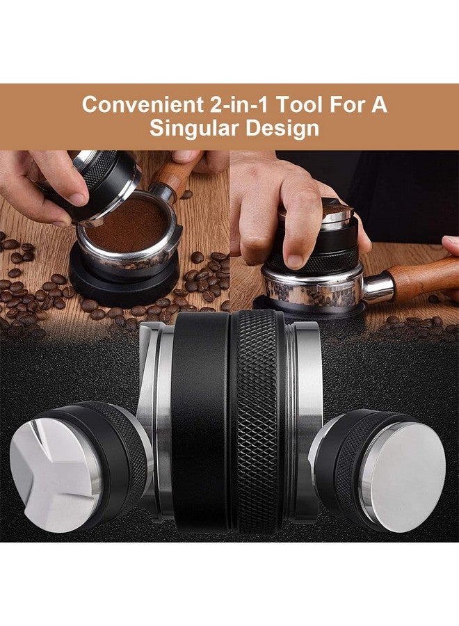 Supvox® 53mm Espresso Coffee Distributor & Tamper Stainless Steel Coffee Tamper Adjustable Espresso Leveler & Tamper Fit for Delonghi Dedica & La Specialista Portafilter - Image 5