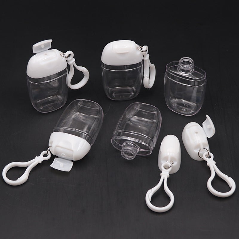 30Ml sample sub-bottle petg hand sanitizer plastic bottle, flip bottle, portable hook bottle - Image 3