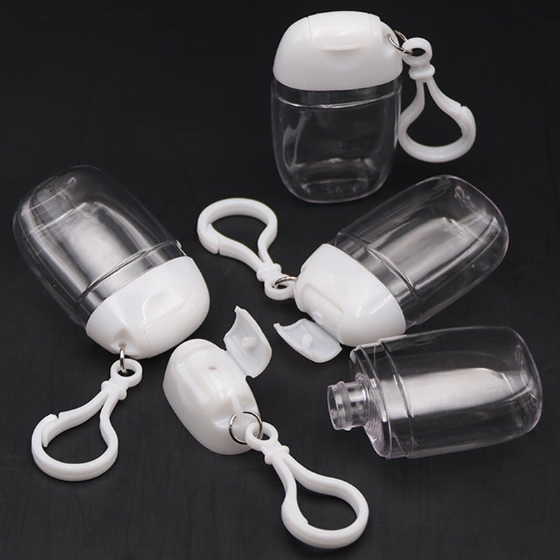 30Ml sample sub-bottle petg hand sanitizer plastic bottle, flip bottle, portable hook bottle - Image 2