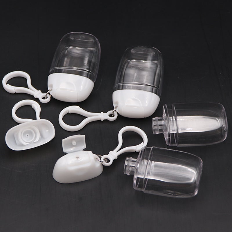 30Ml sample sub-bottle petg hand sanitizer plastic bottle, flip bottle, portable hook bottle - Image 4