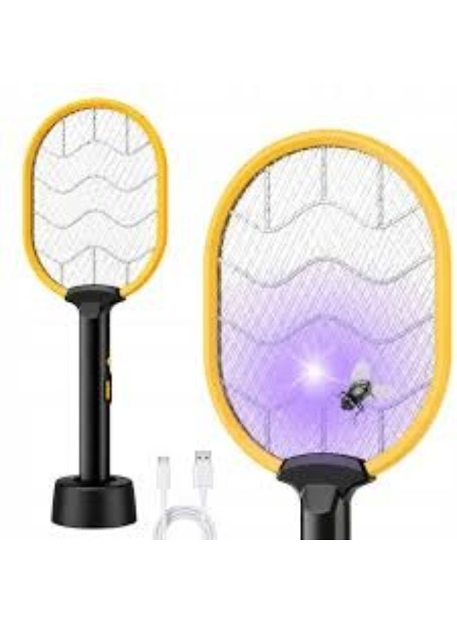 2-in-1 Electric Mosquito Swatter with USB Rechargeable Base - Image 3