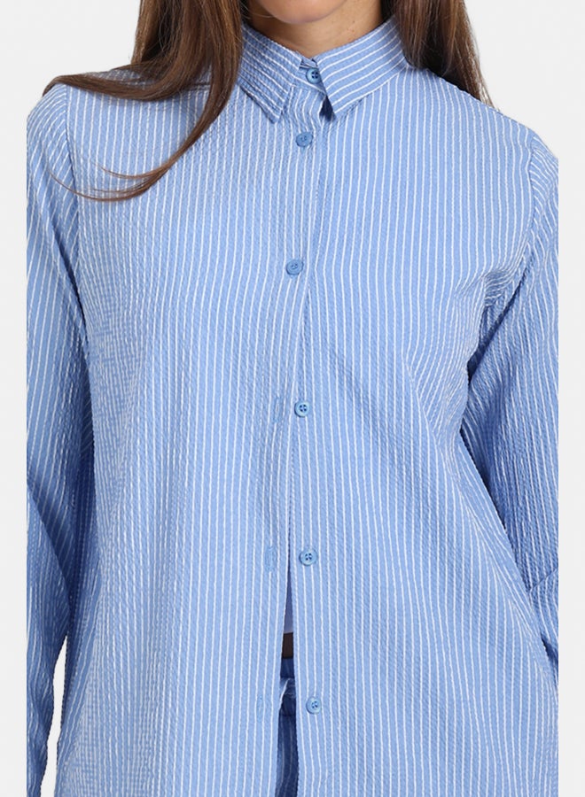 Carina Striped Long-Sleeve Shirt - Image 5
