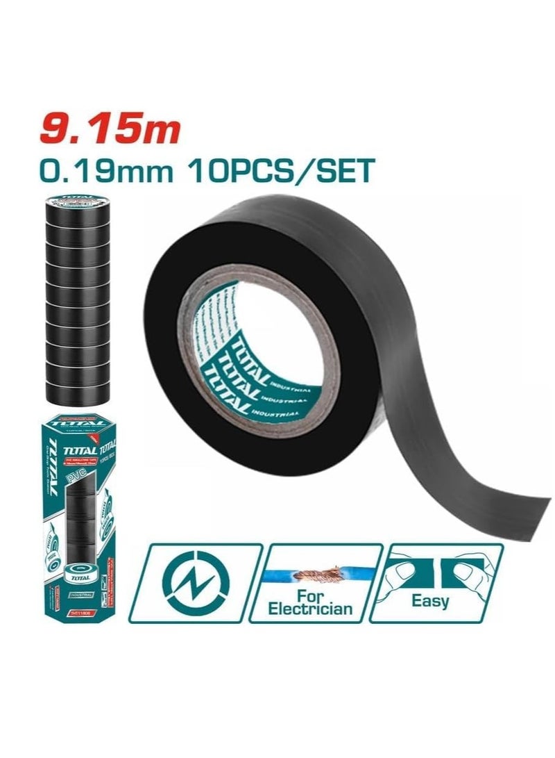 توتال شريط عازل من البولي فينيل كلوريد عالي الأداء من توتال THPET1102 - متعدد الألوان