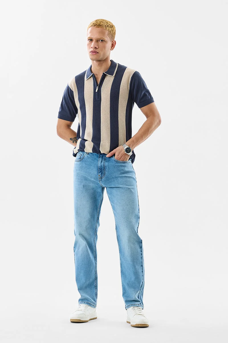 SNITCH Washed Comfort Fit Stretch Jeans