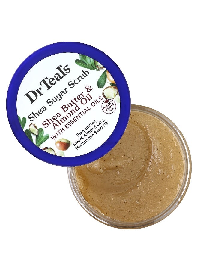 Dr. Teals Dr. Teal's, Shea Sugar Scrub, Shea Butter & Almond Oil with Essential Oils, 19 oz (538 g) - Image 3