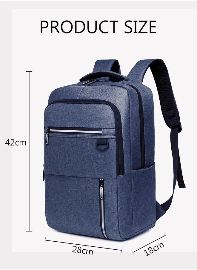DUNISO - Travel Laptop Backpack Business Anti Theft Slim Durable Computer Backpack with USB Charging Port Water Resistant College School Laptop Bag Gifts for Men & Women Fits 15.6 Inch Notebook Black - Image 1