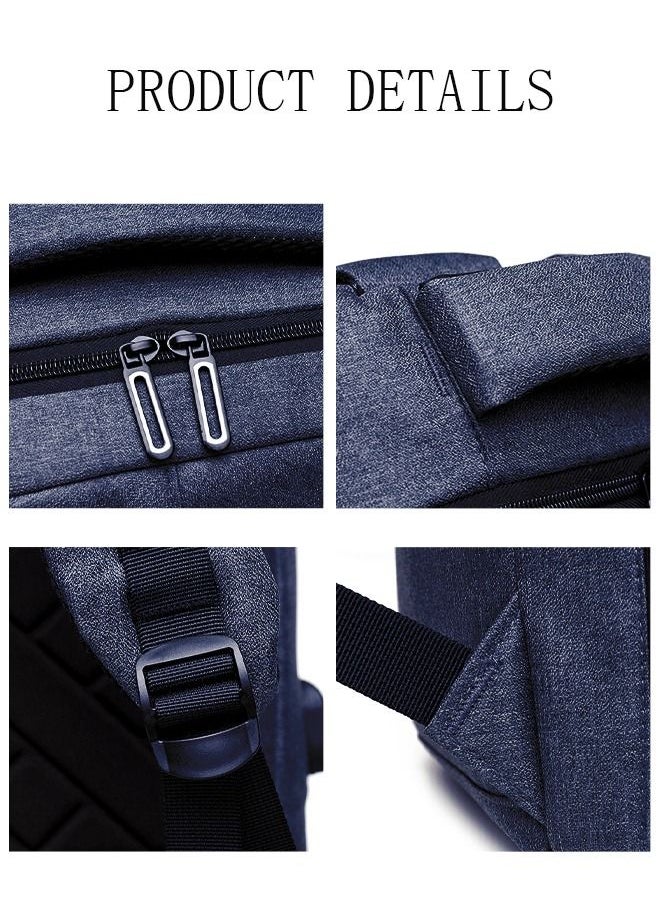 DUNISO - Travel Laptop Backpack Business Anti Theft Slim Durable Computer Backpack with USB Charging Port Water Resistant College School Laptop Bag Gifts for Men & Women Fits 15.6 Inch Notebook Black - Image 1