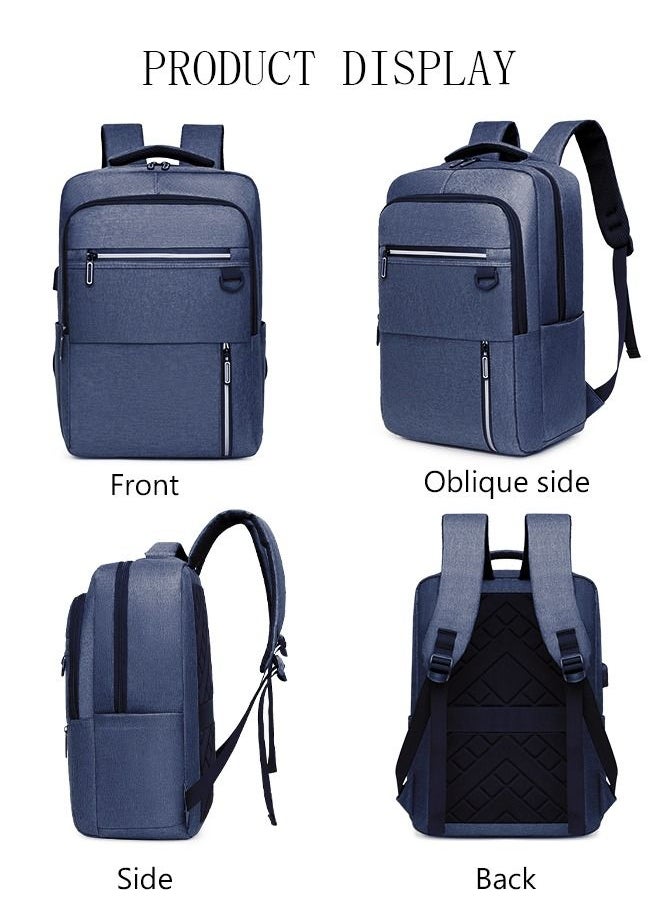 DUNISO - Travel Laptop Backpack Business Anti Theft Slim Durable Computer Backpack with USB Charging Port Water Resistant College School Laptop Bag Gifts for Men & Women Fits 15.6 Inch Notebook Black - Image 1