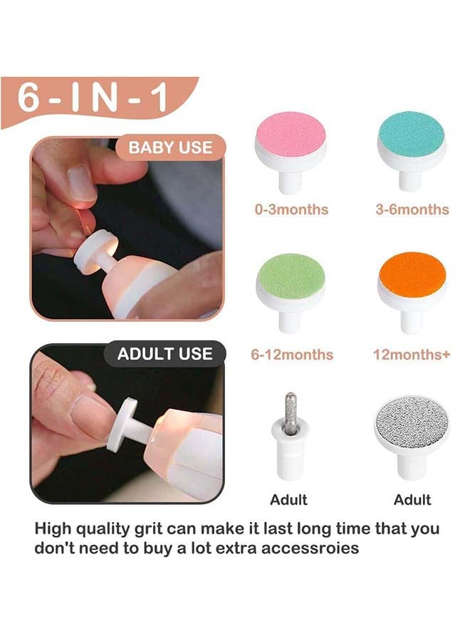haakaa Baby Nail Care Kit - Battery Operated - Image 3
