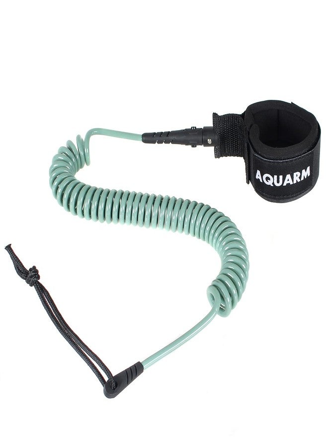 حبل أمان لوح التجديف AQUARM SUP بطول 11 قدمًا، حبل أمان ملفوف للوح التجديف واقفًا، حزام للكاحل لتثبيت اللوح - Image 1