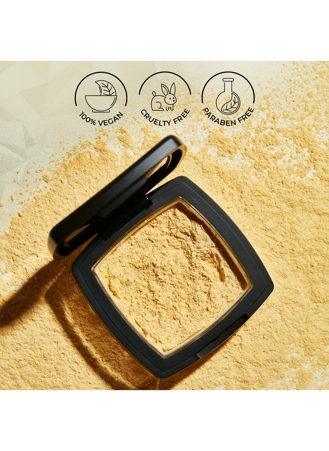 شوجر كوزماتيكس بودرة غير لامعة من All Set To Go Banana Matte Powder | بودرة غير لامعة لتثبيت المكياج للبشرة غير اللامعة | تعمل على التحكم في الزيوت وتطبيقها بسلاسة | 7 جرام، أصفر  - Image 3