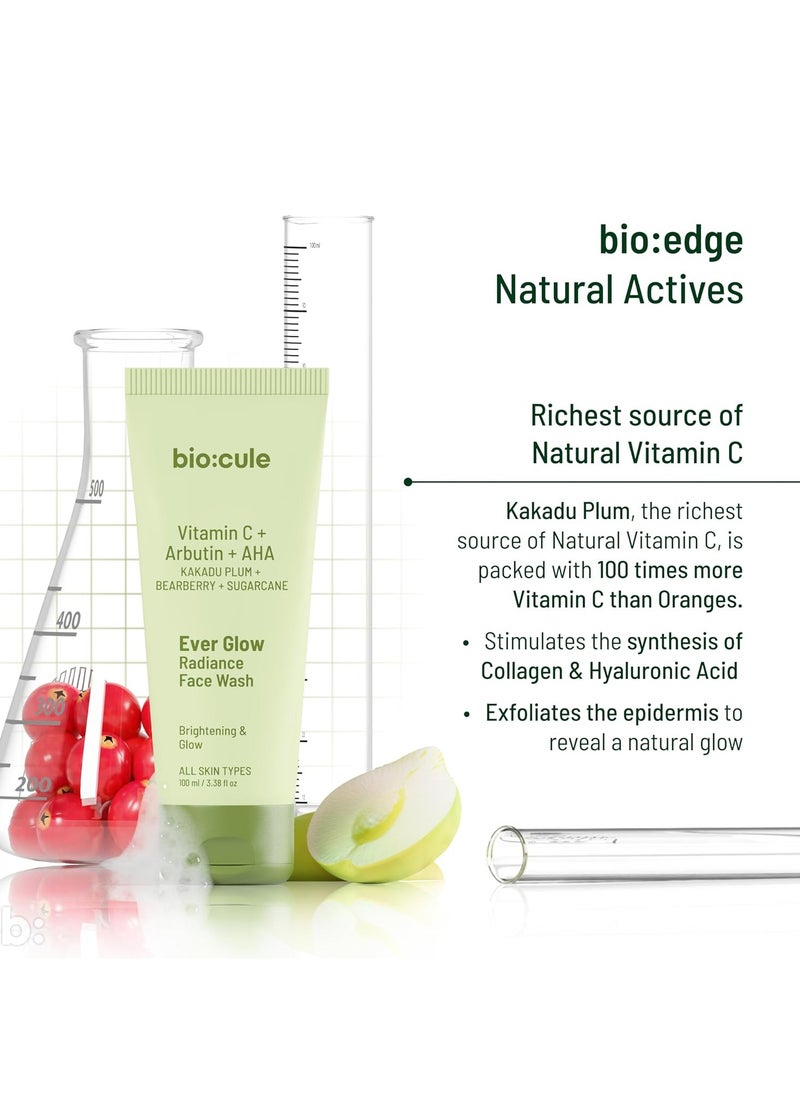 Biocule Ever Glow Radiance Face Wash 100Ml  - Image 4