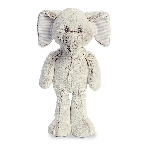 ebba Aurora® Adorable Cuddlers™ Elvin Elephant™ Baby Stuffed Animal - Security and Sleep Aid - Comforting Companion - Gray 14 Inches - Image 2