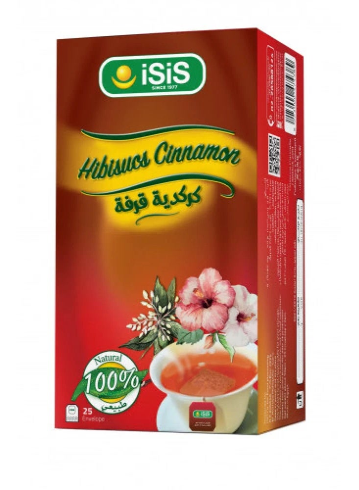 ISIS Two Pieces of Hibiscus Cinnamon  Drink ( 25 Envelopes ) - Image 2