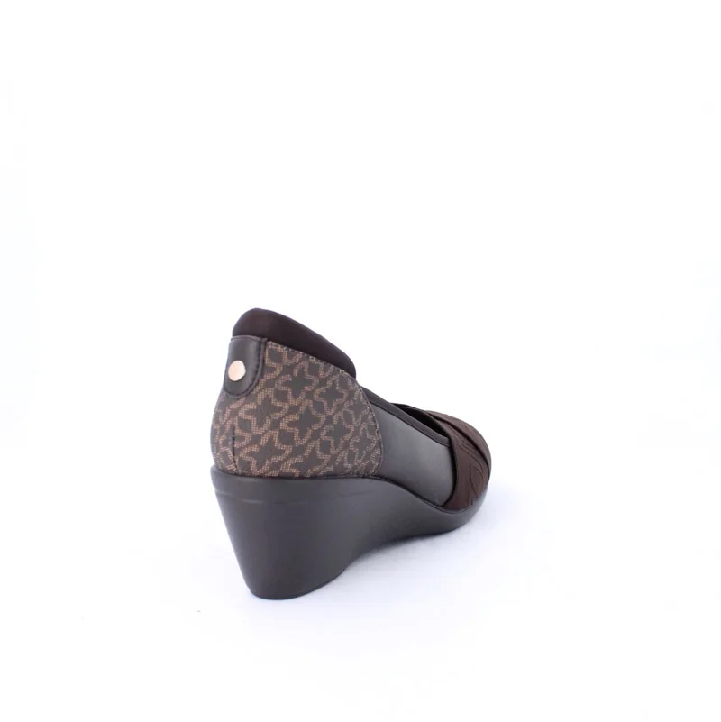 Milano Alexie Wedge Pumps  - Brown