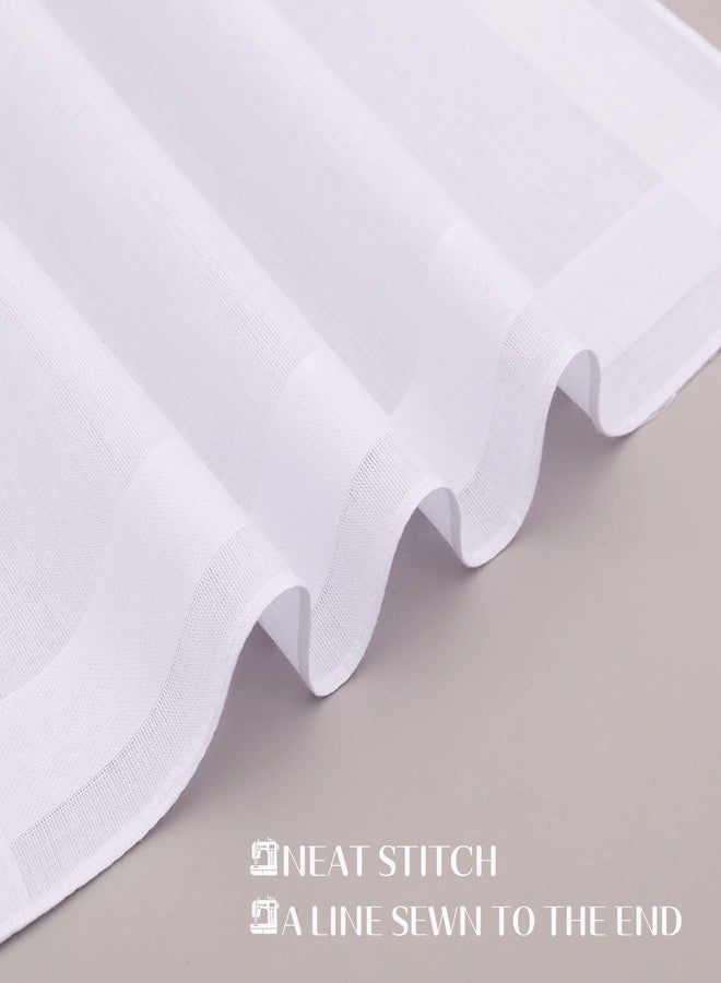 GB Selected Men's Cotton Handkerchiefs, Assorted Solid Color Pocket Square Hankies with Stripe - Image 3