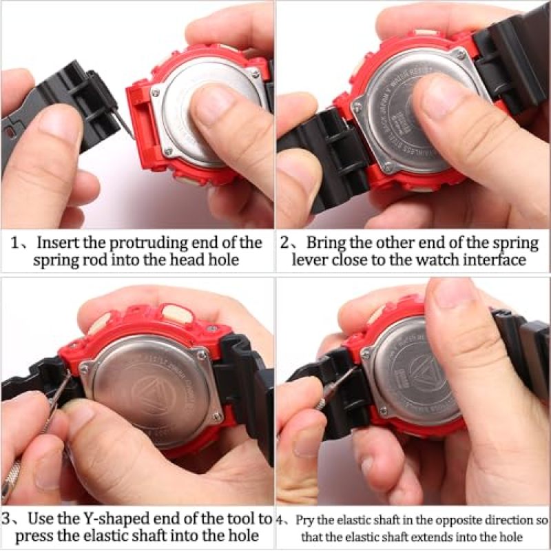Resin Watch Band 13.5 x 1.6 x 0.4 cm Replacement Strap Compatible with Casio MCW100H WS220 - Durable Natural Resin Build Waterproof Watch Strap for Men Sports - Image 5