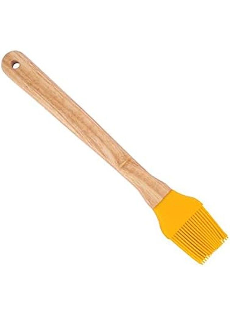 CLASSYTOUCH - Pastry Basting Grill Brush Yellow/Brown 29x7x2cm - Image 1