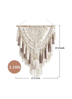 Macrame Wall Hanging & Wall Decor.New Bohemian Style 95x69 * - pzsku/Z833A3DA66708E674B7BCZ/45/_/1720523730/ddd42f05-6d73-4bdb-8d7b-a33c25559571