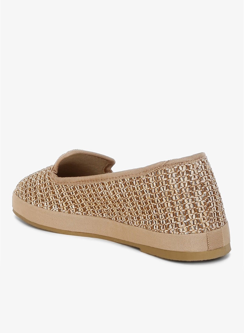 London Rag Round Toe Slip-On Loafers in Brown - Image 3