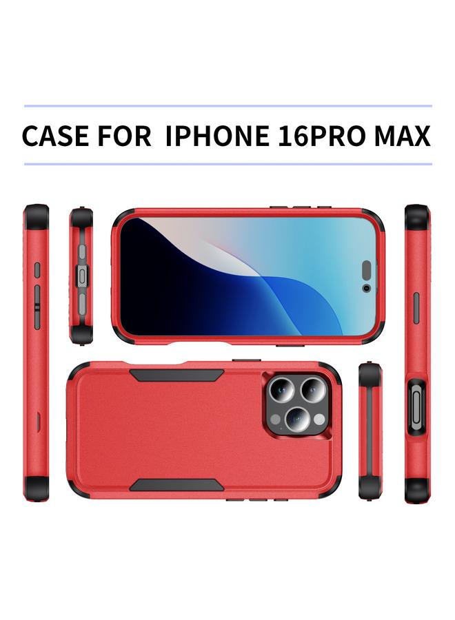 اس-توب جراب لهاتف iPhone 16 Pro Max Commuter مقاوم للصدمات مصنوع من مادة TPU + PC - Image 3