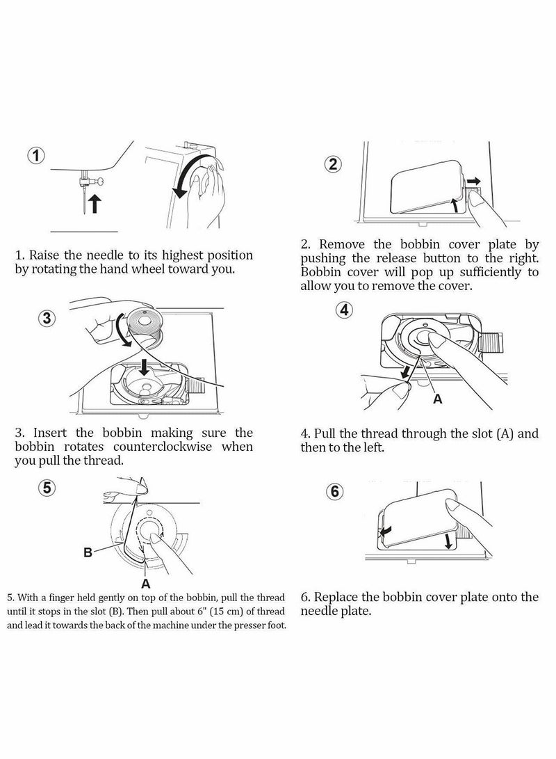 Y&D 36-Piece Sewing Machine Bobbin Thread with Storage Box Pre-Winding Reel Set Suitable for Brother/Babylock/Janome/Elna/Kenmore/Babylock/Singer (Multiple Colors) - Image 5