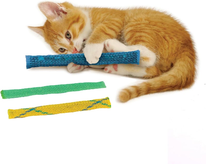 Pioneer Pet Nip Nibblers Catnip Toy - 3 Pack of Catnip Filled Chew Toys for Kittens and Indoor Cats - Image 2