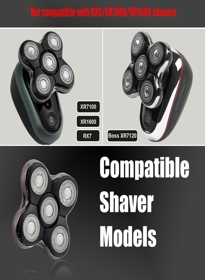 COSYONALL Shaver Replacment Heads Compatible with Remington Balder Boss XR7120/XR7100/XR1600/RX7 Shavers (1 Pack) - Image 3