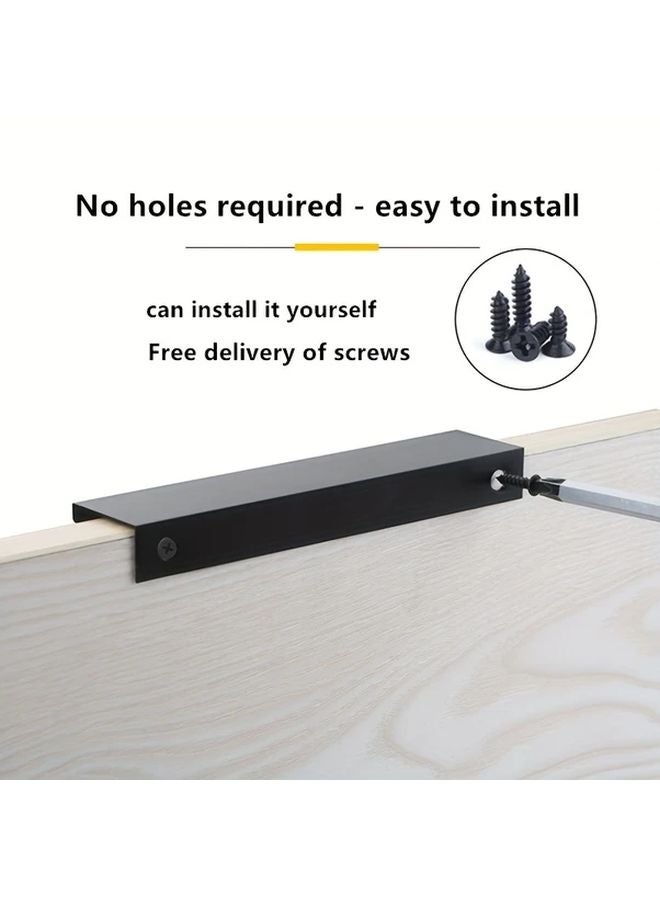 Modern Cabinet Drawer Handle Brushed Finish Silvery 80mm Length - Image 5