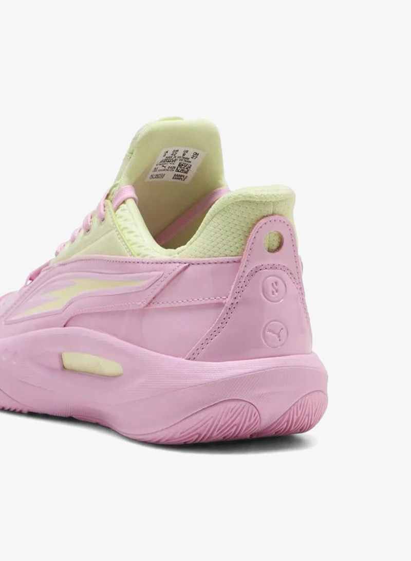 Puma Pink Shimmer-Apple Spritz Scoot Zeros III Basketball Shoes Unisex for Men | Best Price UAE