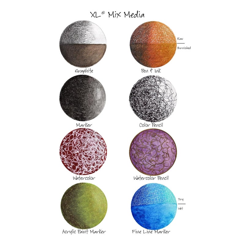 Canson XL Series Mixed Media Pad, Side Wire, 7x10 inches, 60 Sheets â€“ Heavyweight Art Paper for Watercolor, Gouache, Marker, Painting, Drawing, Sketching - Image 5