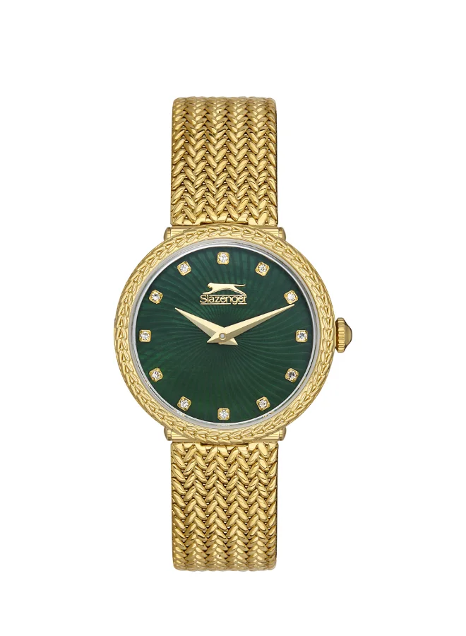 سلازنجر SLAZENGER Women Analog Green Watch -SL.9.2148.3.02