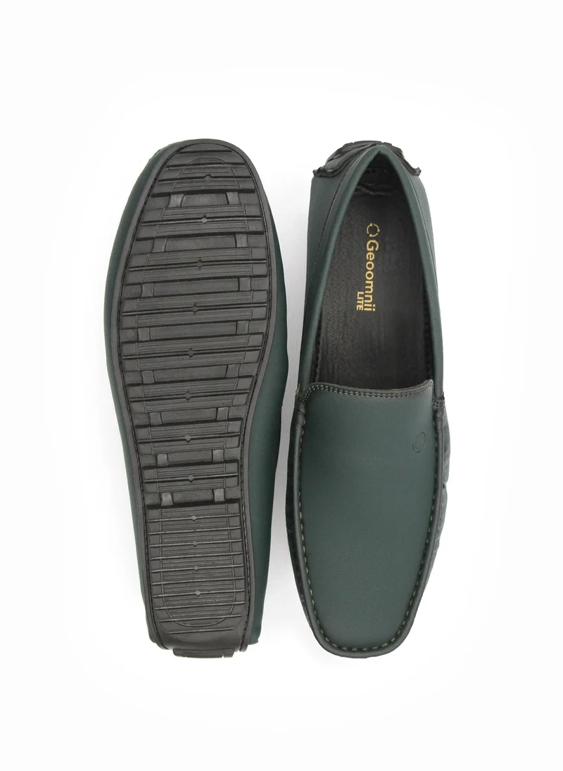 Geoomnii green Casual Slip-On Shoes for Men – Comfortable & Stylish Everyday Footwear for Men | Best Price UAE