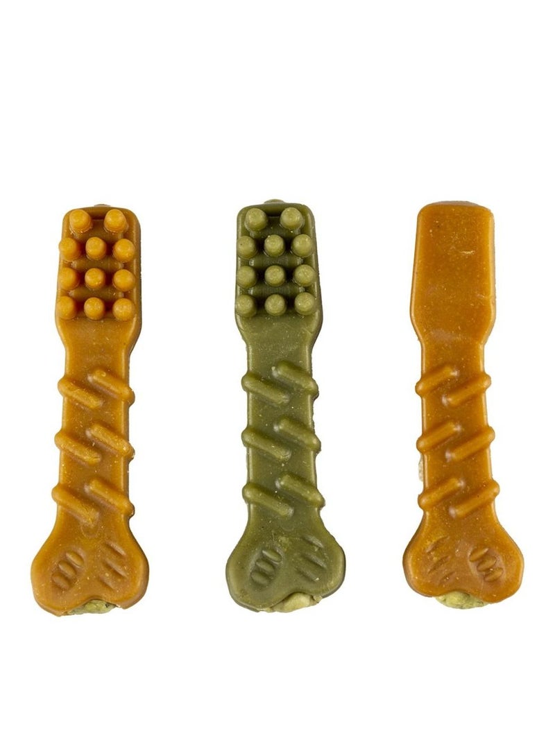 Duvo + Dog Chew Stuffed Dental Toothbrushes 8cm 20pcs 394g - Image 4