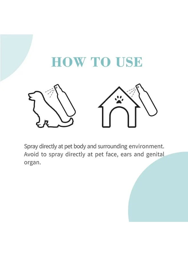 BIOLINE BABY POWDER DEODORIZING SPRAY FOR DOGS & CATS (118ML) - Image 3