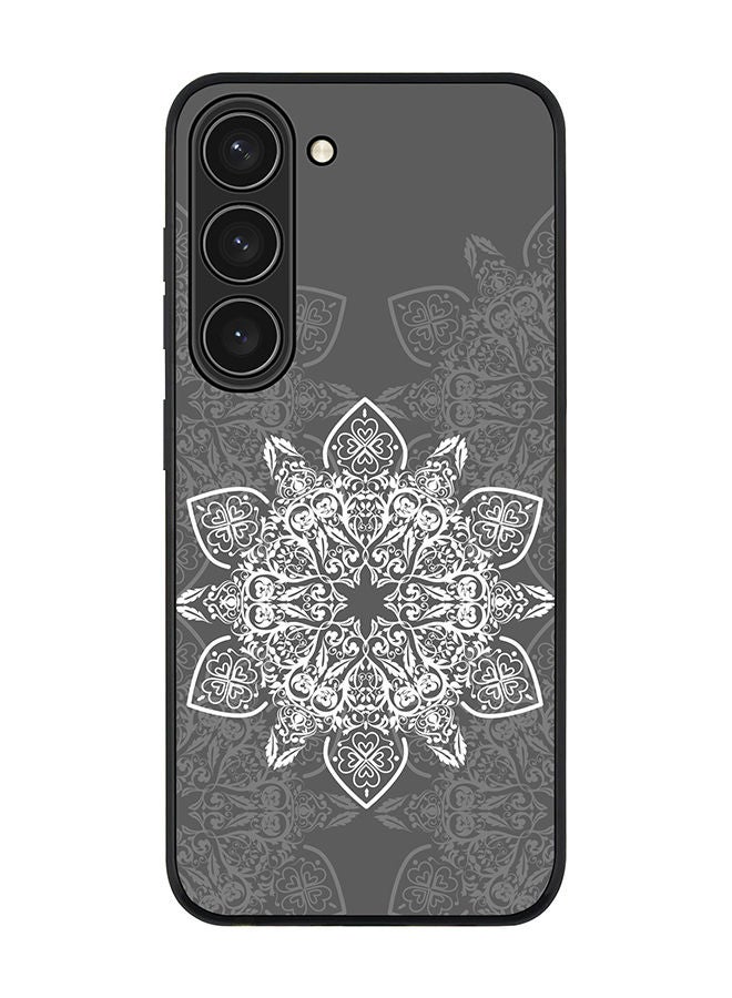 Stylizedd Rugged Black edge case for Samsung Galaxy S23 5G Slim fit Soft Case Flexible Rubber Edges Anti Drop TPU Gel Thin Cover - Arab Odessey - Image 1