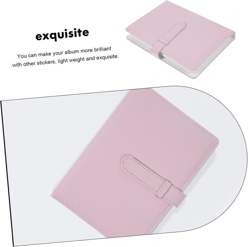 Cabilock Stamp Book 256 Pu Photo Album Cards Scrapbook Album Lightweight for Occasion - Image 3