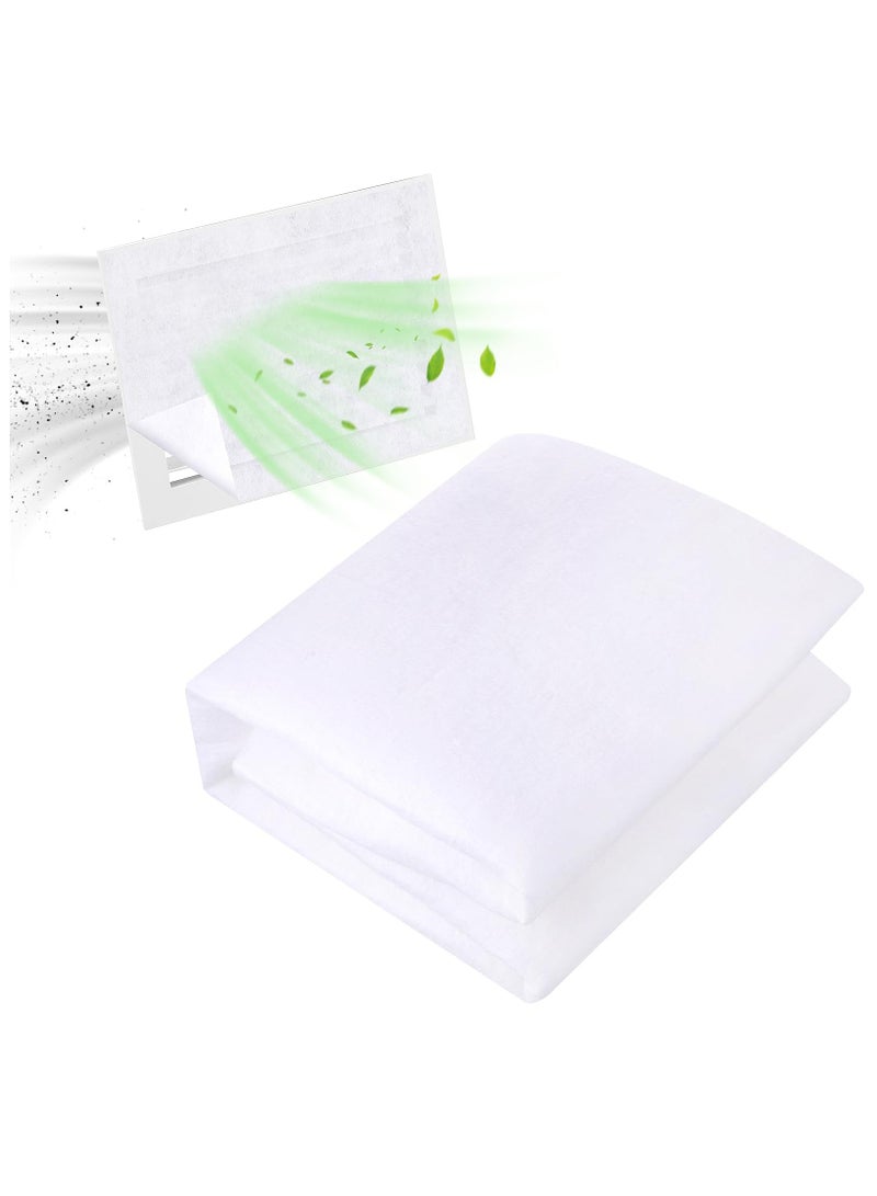 Air Vent Filter Kit, 20" x 90" Electrostatic Media with Installation Tape (20+ Filters per Pack), Registers & Grilles Airduct Filters for HVAC, AC & Heating  - Image 1
