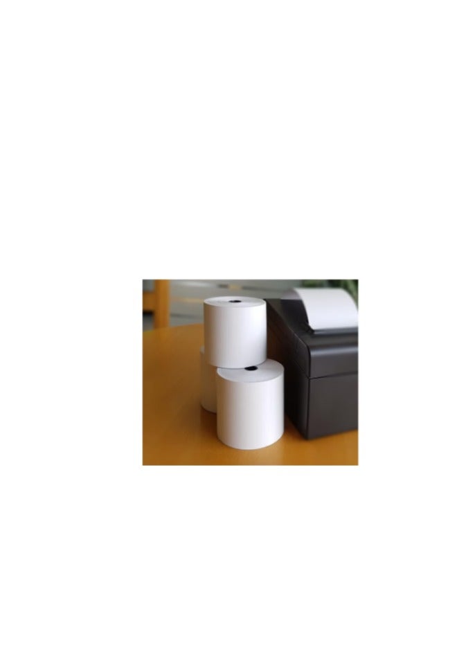Terabyte 80 x 80 mm Premium Thermal Paper Till Receipt Roll for EPOS Printer, POS Terminal, Cash Register (10 Rolls Pack) - Image 2