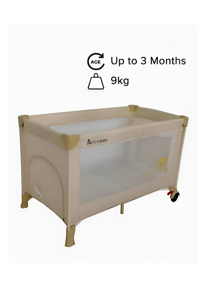 AMLA - Comfortable Breathable Soft Cushioned Smooth Run Easy Assembled Safe Baby Bed Up to 3 Months - Image 1