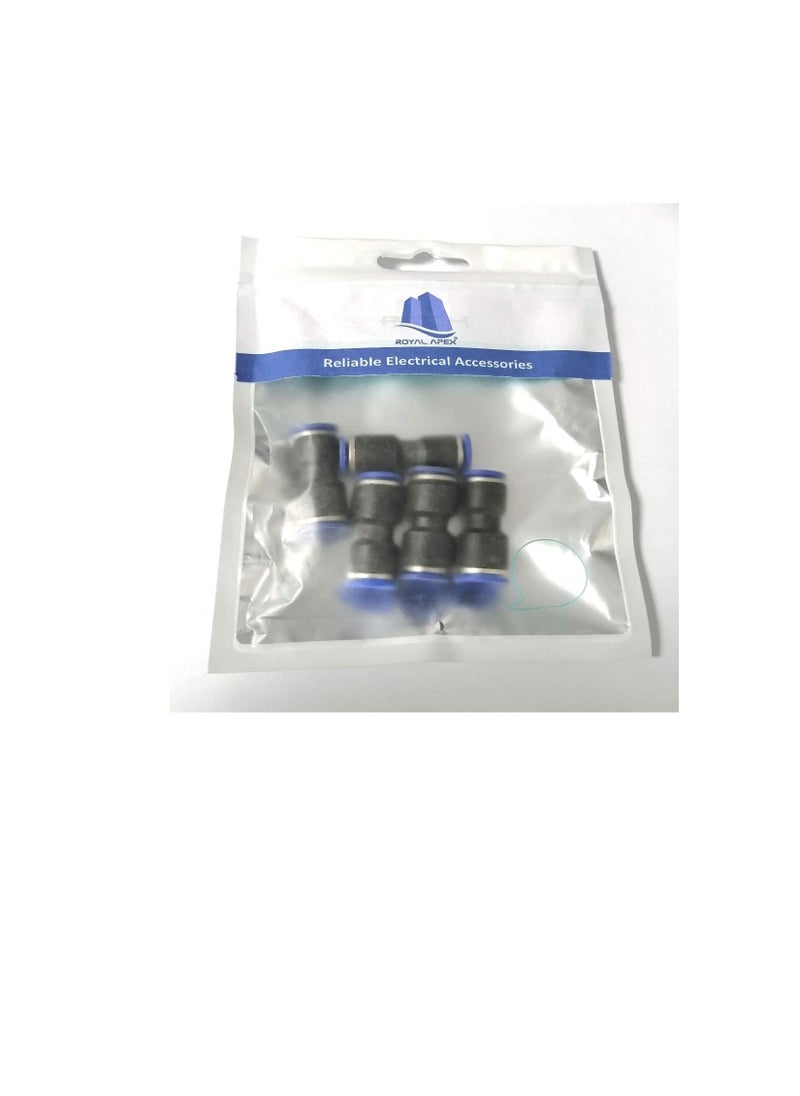 Generic - PU Pipe & Fittings Polyurethane | Pneumatic Pipe Push in to Connect Fittings (Reducer Socket - Pack of 5, 10x8mm) - Image 1