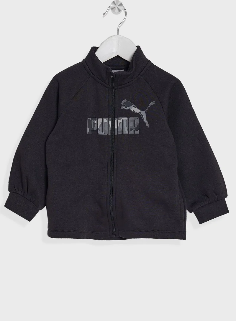 بوما طقم سويت شيرت وبنطال بنقشة مموهة للأطفال