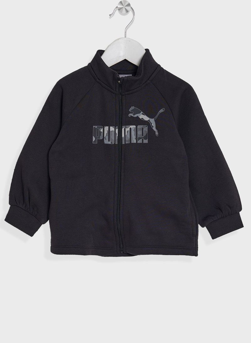 بوما طقم سويت شيرت وبنطال بنقشة مموهة للأطفال - Image 2