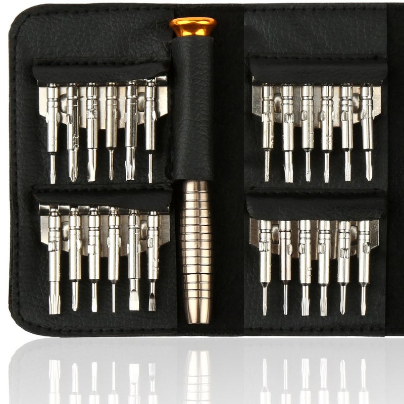 H&S Precision Torx Screwdriver Set - Mini Screwdriver Tool Kit For Glasses Watch Or Laptop - Portable Small And Compact Computer Or Jewelers Repair Kit - Mini Tool Kit - Glasses Repair Kit - Image 1