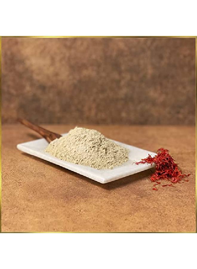 Mana Ayurvedam عبوة وجه الزعفران | تزيل السمرة وتضيء البشرة | 100 جرام - Image 3