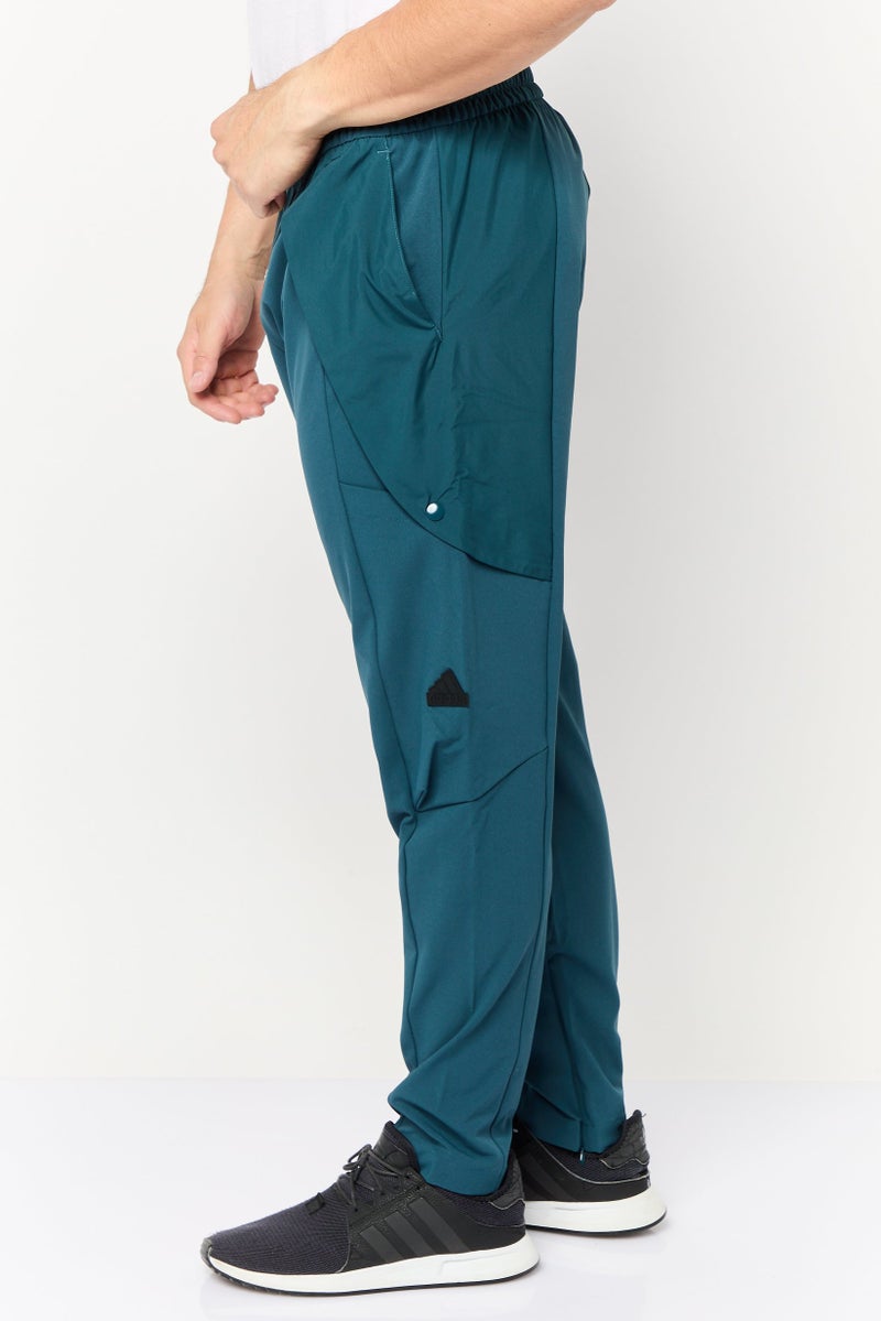 Adidas Men Slim Fit Outdoor Escape Cargo Pants, Teal Green  - Image 3