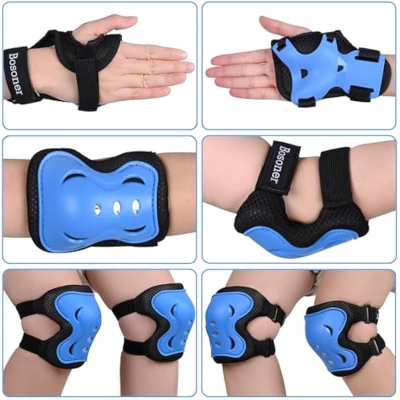 Kids/Youth Knee Pad Elbow Pads Guards Protective Gear Set for Roller Skates Cycling BMX Bike Skateboard Inline Skatings Scooter Riding Sports - Image 3