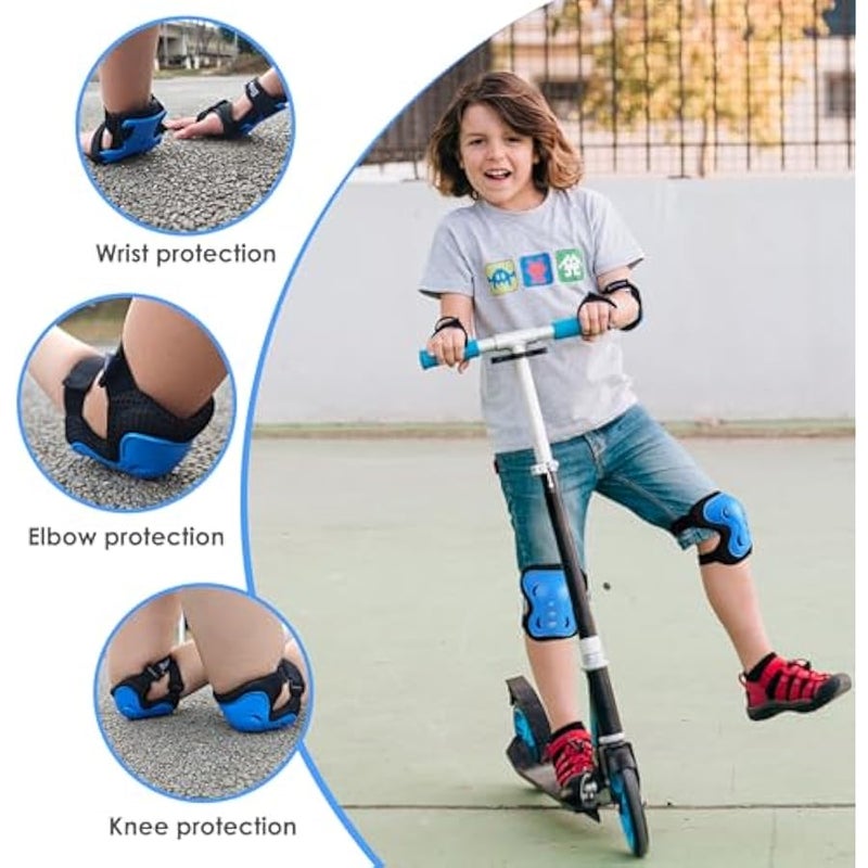 Kids/Youth Knee Pad Elbow Pads Guards Protective Gear Set for Roller Skates Cycling BMX Bike Skateboard Inline Skatings Scooter Riding Sports - Image 2